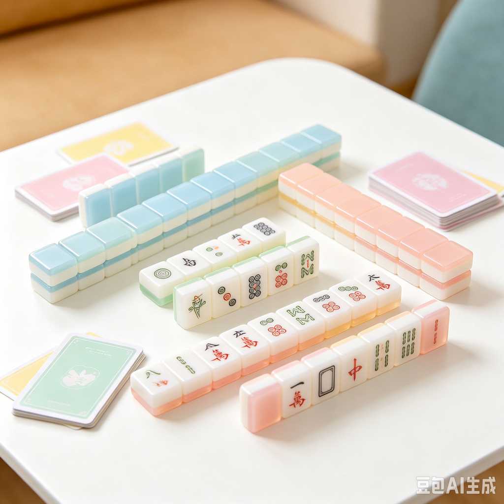 custom gradient mahjong tiles